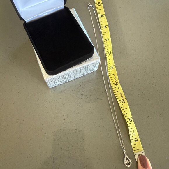 Kay Jewelers Silver Infinity Pendant Necklace - Picture 6 of 7